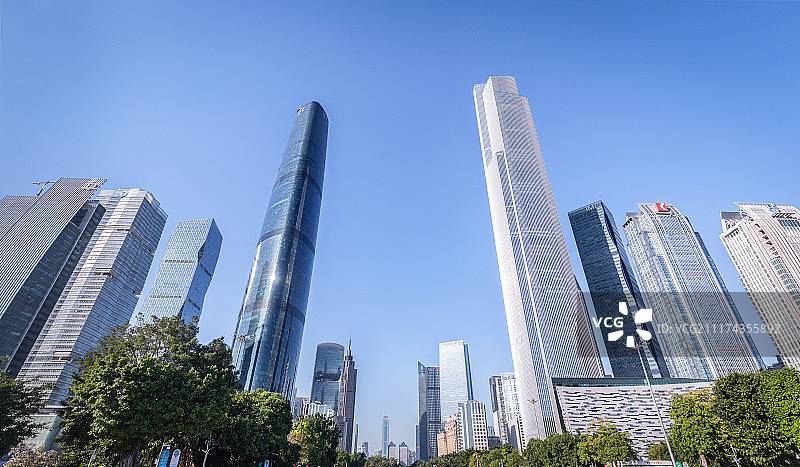 广州天河CBD城市建筑图片素材