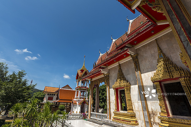 泰国普吉岛查龙寺图片素材