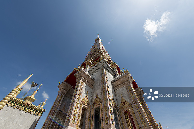 泰国普吉岛查龙寺图片素材