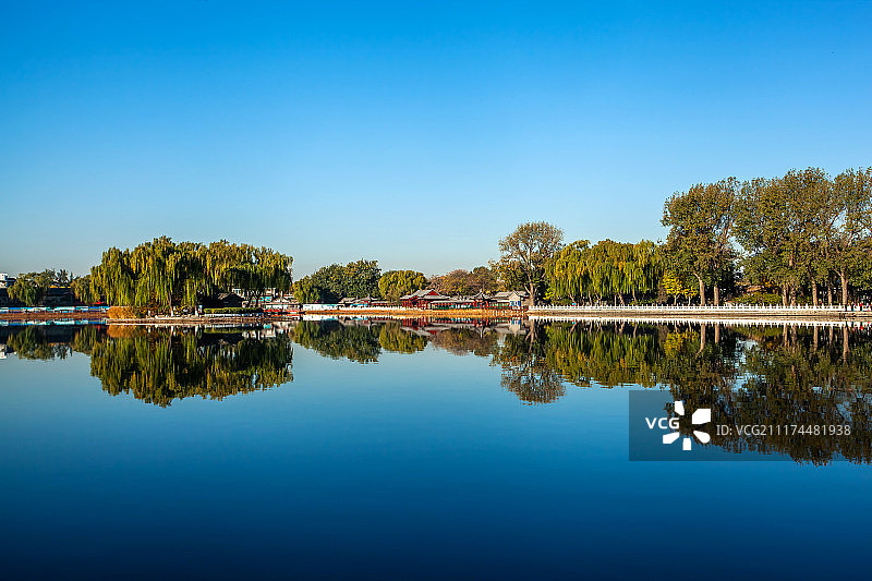 什刹海风光图片素材