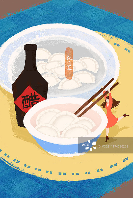 二十四节气之冬至图片素材