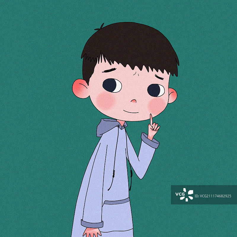 可爱的人物肖像图片素材