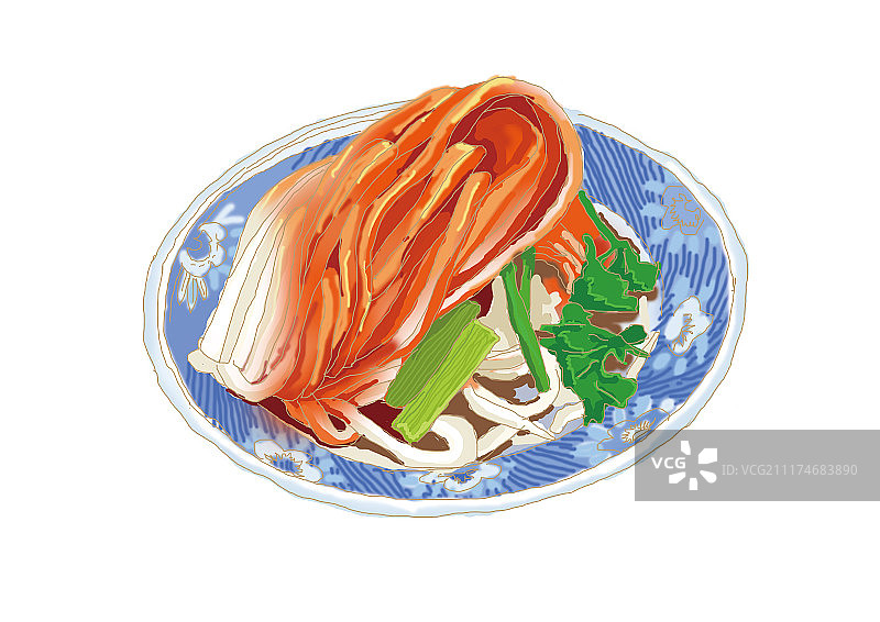 秘制爽口凉皮陕西小吃图片素材