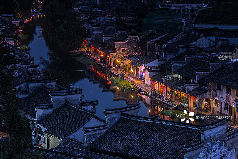 南浔古镇百间楼图片素材