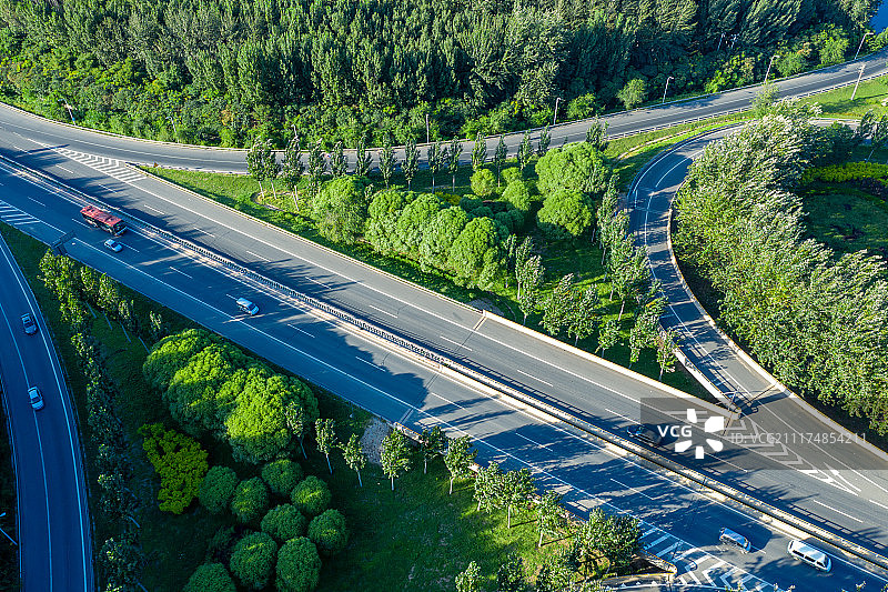 立交桥航拍图片素材