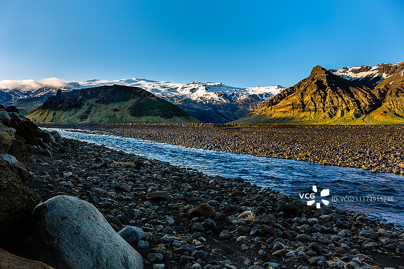 埃亚菲亚德拉冰盖图片素材