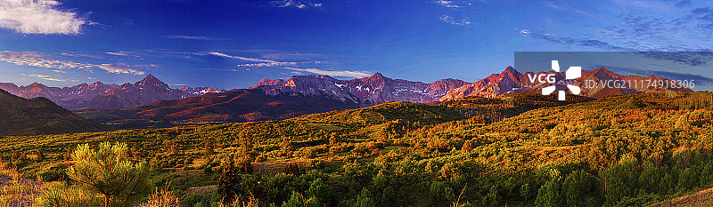 达拉斯分水岭山口风光图片素材