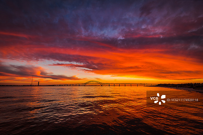 火岛入口大桥图片素材