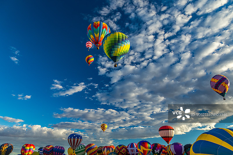2016年阿尔伯克基热气球节图片素材