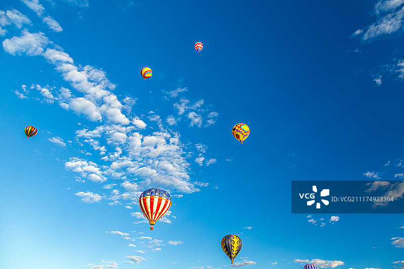 2016年阿尔伯克基热气球节图片素材