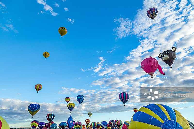 2016年阿尔伯克基热气球节图片素材