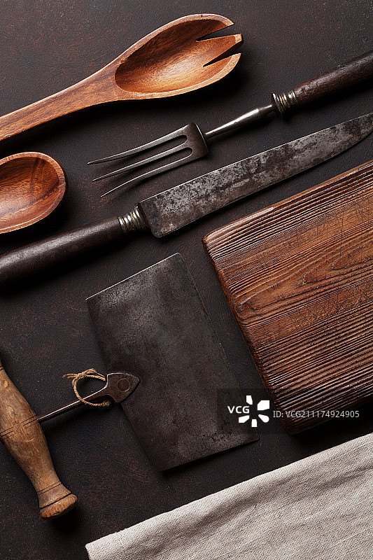 旧厨房用具图片素材