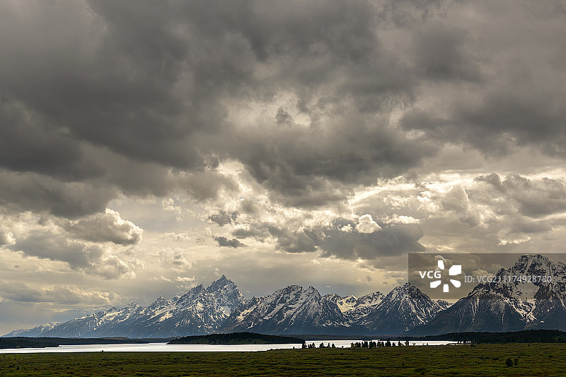 怀俄明州杰克逊湖图片素材