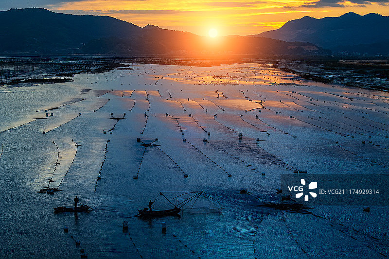 江风渔歌图片素材