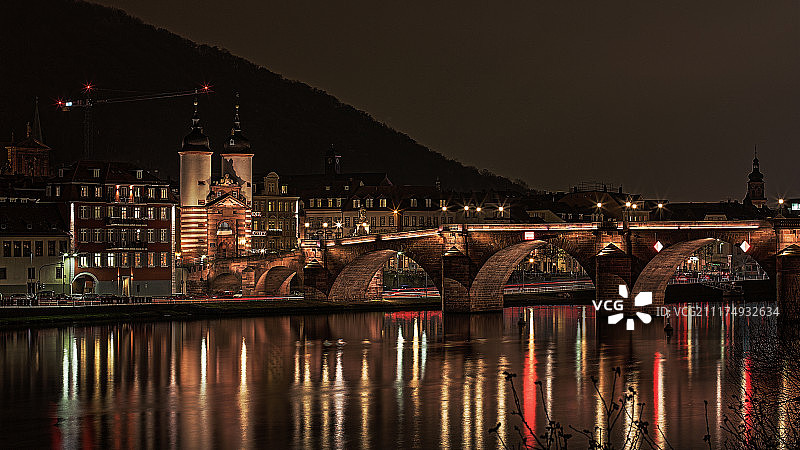 海德堡老桥图片素材