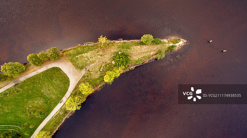 土地（高角度视角）图片素材