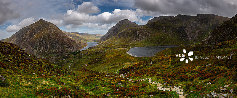 斯诺登尼亚奥格温山谷风光图片素材