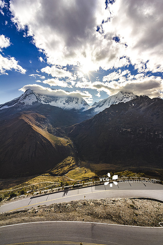 秘鲁瓦拉斯瓦斯卡兰山图片素材