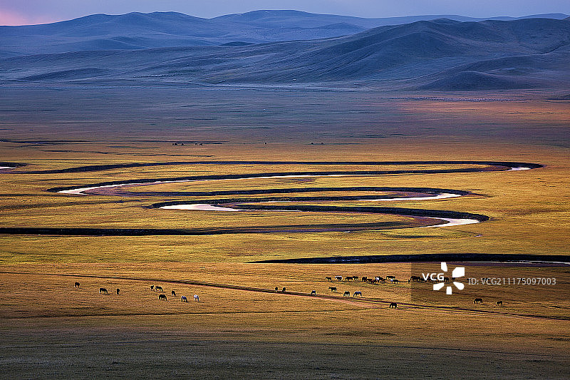 呼伦贝尔大草原图片素材