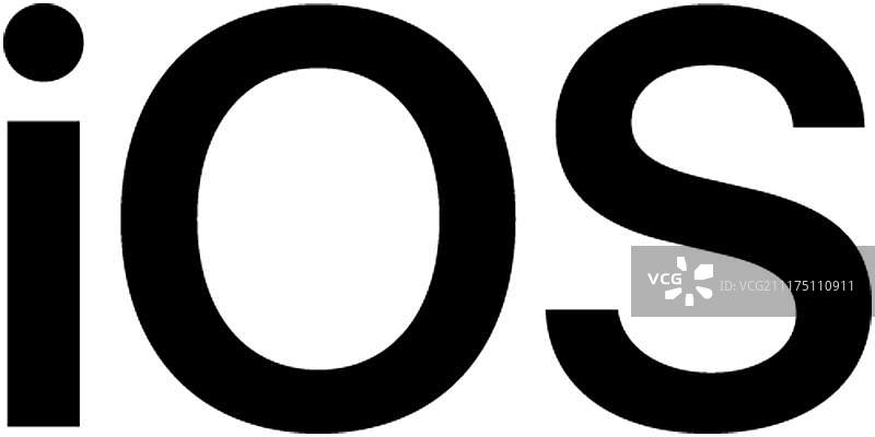 苹果智能手机操作系统IOS字样图片素材