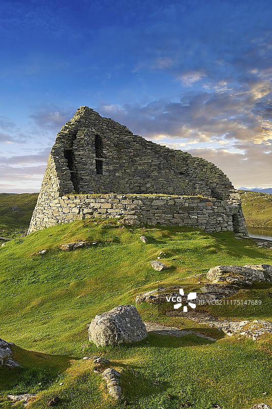 邓卡洛威石塔，刘易斯岛，外赫布里底群岛，苏格兰，英国，欧洲图片素材