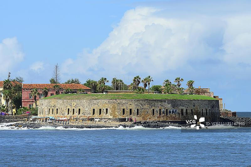 埃斯特雷斯堡，奴隶岛，戈雷岛，达喀尔，塞内加尔，非洲图片素材