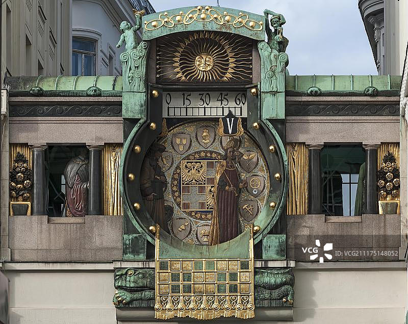 维也纳安克尔时钟图片素材