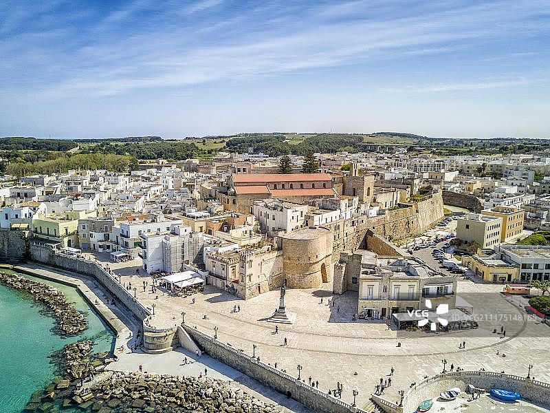 意大利奥特兰托的阿拉贡城堡图片素材