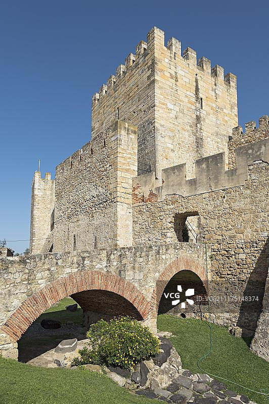 葡萄牙里斯本圣若热城堡图片素材