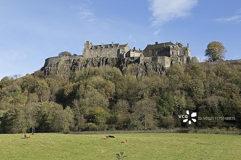 斯特灵城堡：英国苏格兰斯特灵图片素材