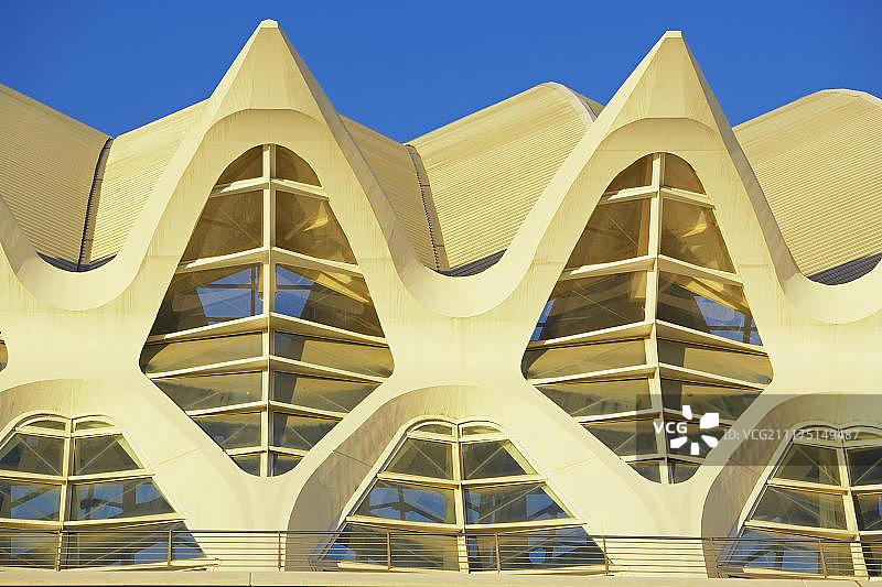 西班牙瓦伦西亚艺术科学城科学博物馆图片素材