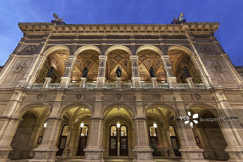 维也纳国家歌剧院，维也纳环城大道，维也纳第一区，奥地利，欧洲图片素材