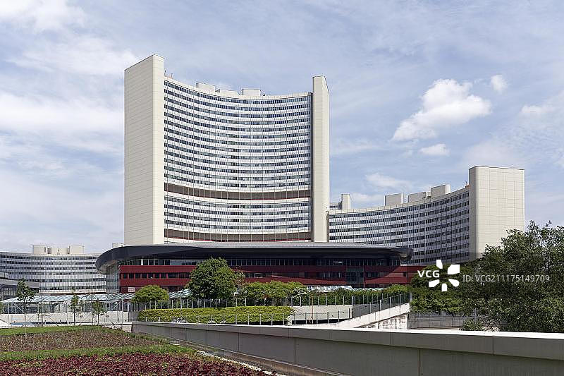 维也纳联合国城，多瑙河城，奥地利维也纳图片素材