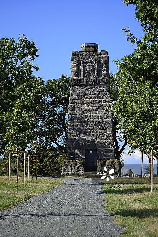 俾斯麦塔，哈特-霍厄，吉森，黑森州，德国，欧洲图片素材