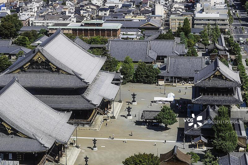东本愿寺，寺庙，本州岛，京都，日本，亚洲图片素材