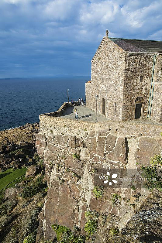 意大利撒丁岛卡斯特尔萨多圣安东尼奥阿巴特大教堂图片素材