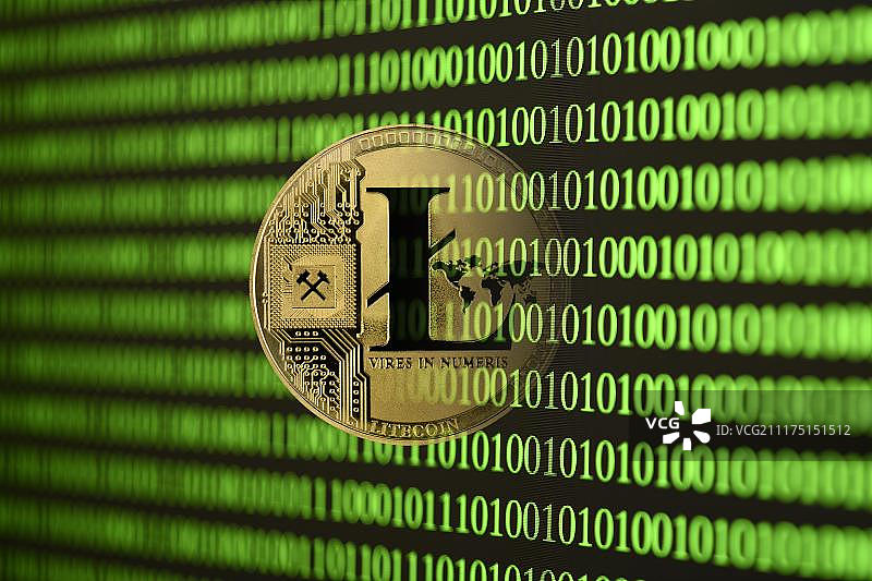 莱特币数字货币金融背景素材图片素材