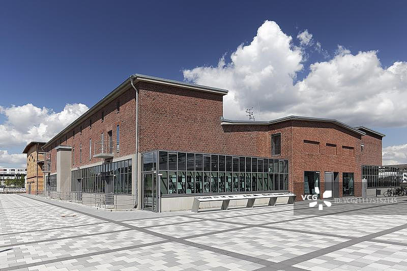 大学图书馆，德国杜塞尔多夫应用科学大学德伦多夫校区图片素材