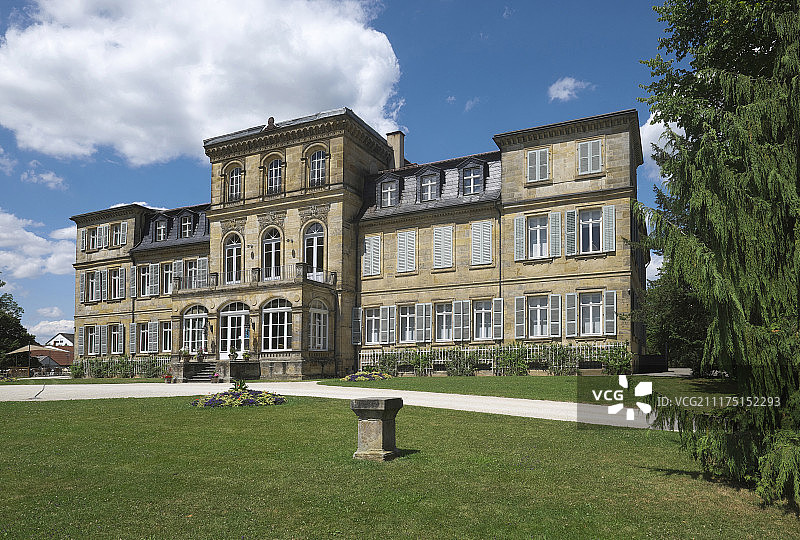 幻想城堡，德国巴伐利亚州拜罗伊特附近的埃克斯多夫图片素材