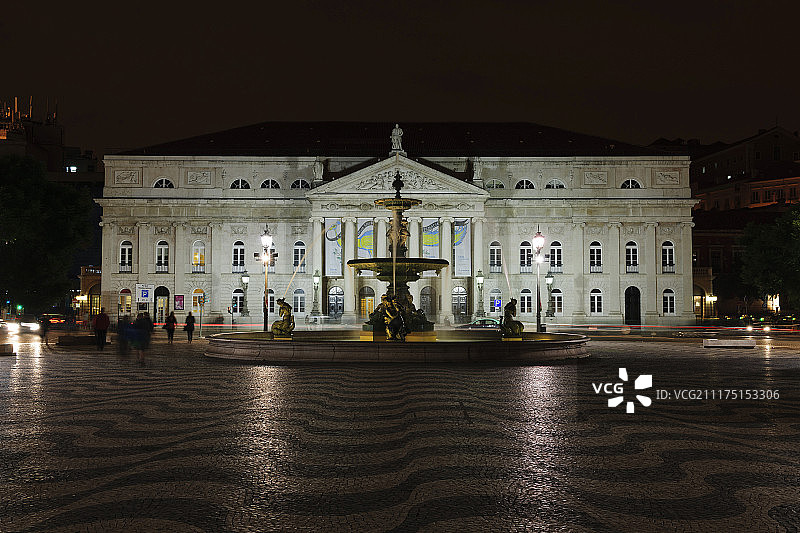 葡萄牙里斯本多纳玛丽亚二世国家剧院图片素材