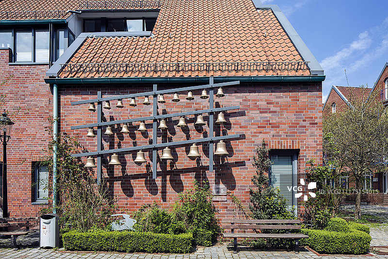 德国下萨克森州布克斯特胡德的钟琴图片素材