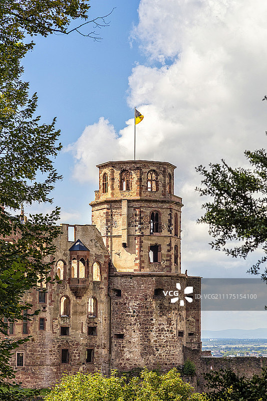 德国巴登-符腾堡州海德堡城堡图片素材