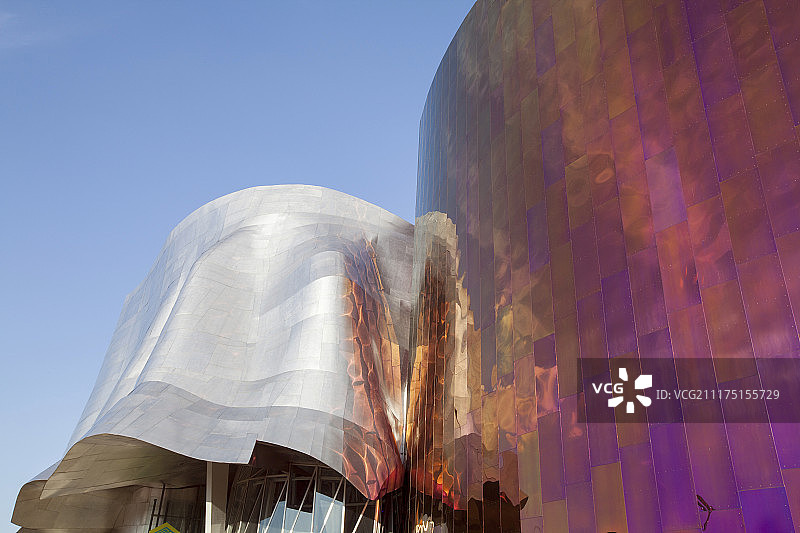 美国西雅图科幻博物馆外墙图片素材