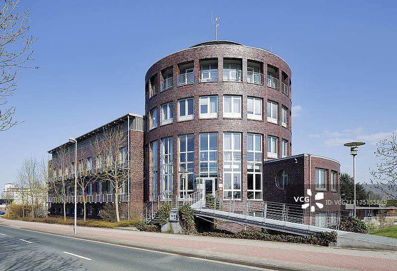 泰拉玛雷研究中心，下萨克森历史沿海研究所，鸟类研究所，森肯伯格海洋地质研究所，威廉港，下萨克森州，德国，欧洲图片素材