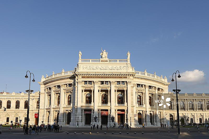 奥地利维也纳城堡剧院图片素材