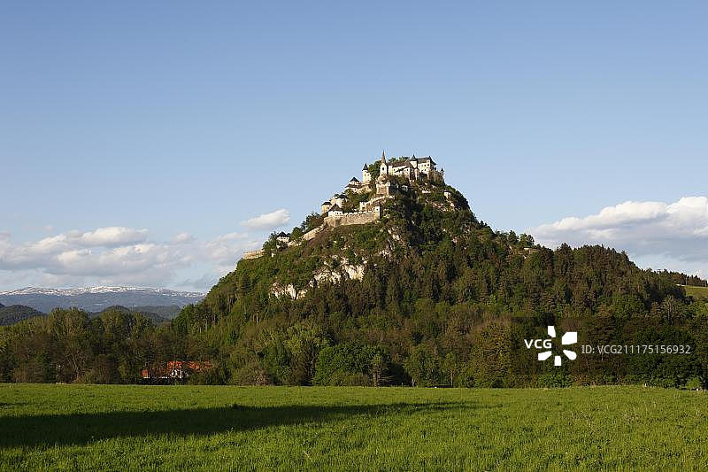 奥地利霍 Hochosterwitz 城堡图片素材