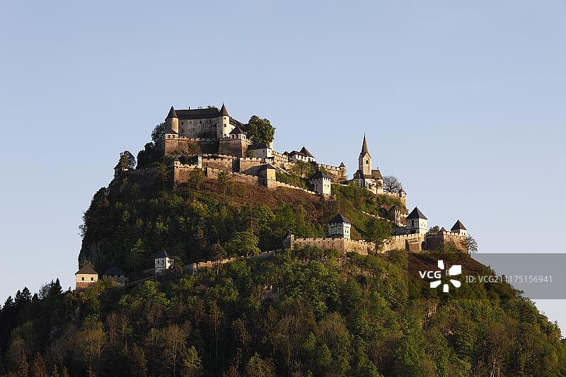 奥地利霍 Hochosterwitz 城堡图片素材