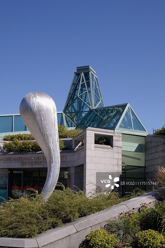 魁北克国家美术博物馆，加拿大魁北克图片素材