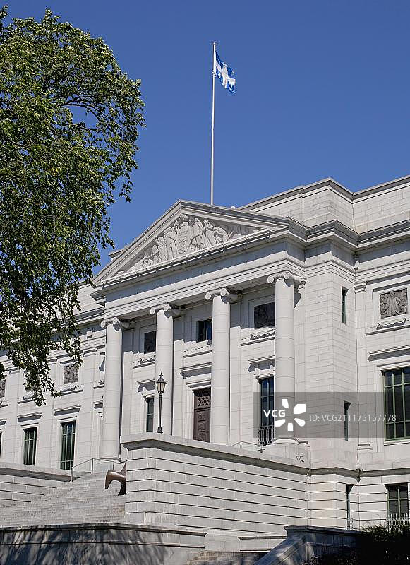 魁北克国家美术博物馆，加拿大魁北克市图片素材