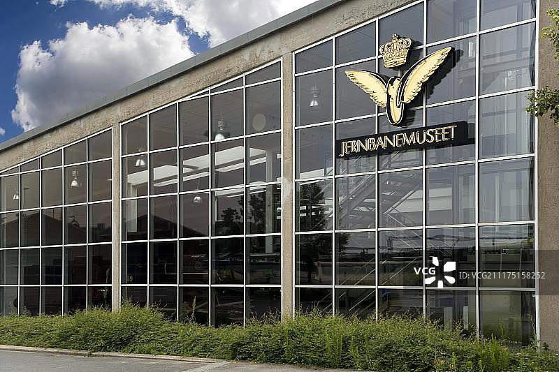 丹麦欧登塞的丹麦铁路博物馆图片素材